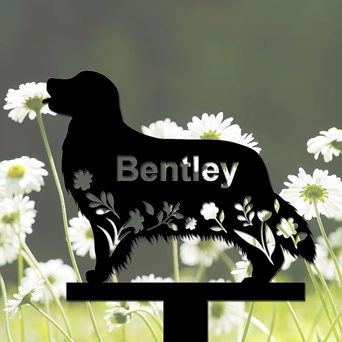 Personalized Dog Memorial Stake, Dog Grave Marker, in Memorial of Dog, Dog Loss Gift, Dog Name Sign Pet Sympathy Gift