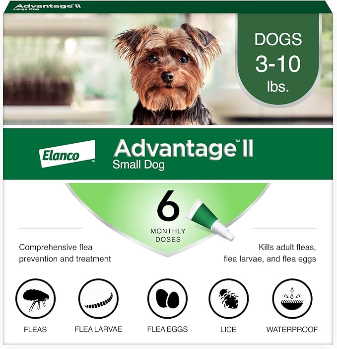 Advantage II Small Dog, 6 pack