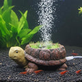 LIYAOLI Aquarium Air Stone Bubbler - Resin Turtle Tank Decor, Fish Tank Bubbler Decorations with Oxygenation Function, Perfect Turtle Tank Accessories for Aquarium Landscape, with Air Tubing