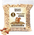 Premium Quality Raw Peanuts in Shell - 8 Pounds – All-Natural Food for Squirrels, Deer, Birds, and Other Wildlife Animals – Grown in The USA for Healthy Nutrition