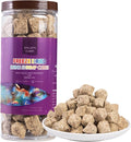 Freeze Dried Brine Shrimp Cubes - Natural High Protein Food for Tropical & Marine Fish Cichlids Tetras Discus Goldfish Angel Fish Koi (113g)