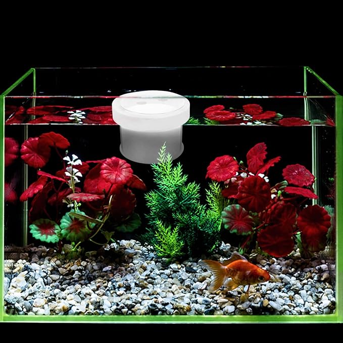 Mipcase Floating Fish Box Acrylic Aquarium Fish Breeding Box Guppies Hatching Incubator for Hatchery 10X10X8CM