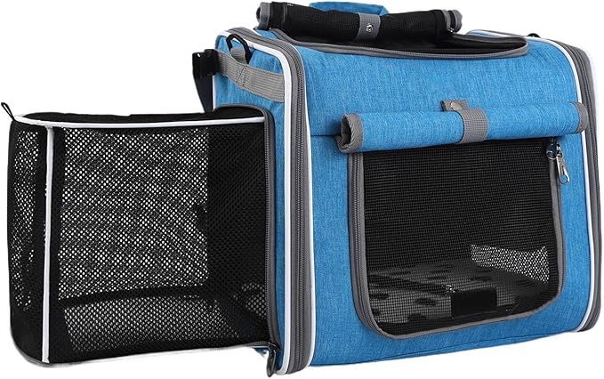 Pet Bicycles Carrier - Riding Trips Bike Dog Basket, Ventilated Travel Transport Bag | Adjustable Dog Backpack Basket, Lightweight Portable Holder for Walking Travel Outdoor Carry Convenience