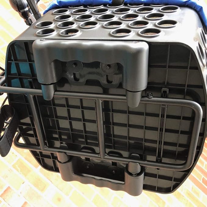Bicycle Front Basket Pet Kit to Ride with Your Small pet! Universal fit on Most Bikes, Suitable for Pets 10lbs and Under. Keeps Your Dog Cool with Maximum Airflow!