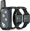 Shock Collar for Dogs, Dog Training Collar with Remote Control for 2 Dogs, 3 Training Modes with Beep, Vibration and Satic, Waterproof, Rechargeable for Large Medium Small