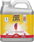 Purina Tidy Cats LightWeight 24/7 Performance Odor control, Multi-Cat, Clumping, 99.9 Percent Dust Free Cat Litter - 6 lb. Jug