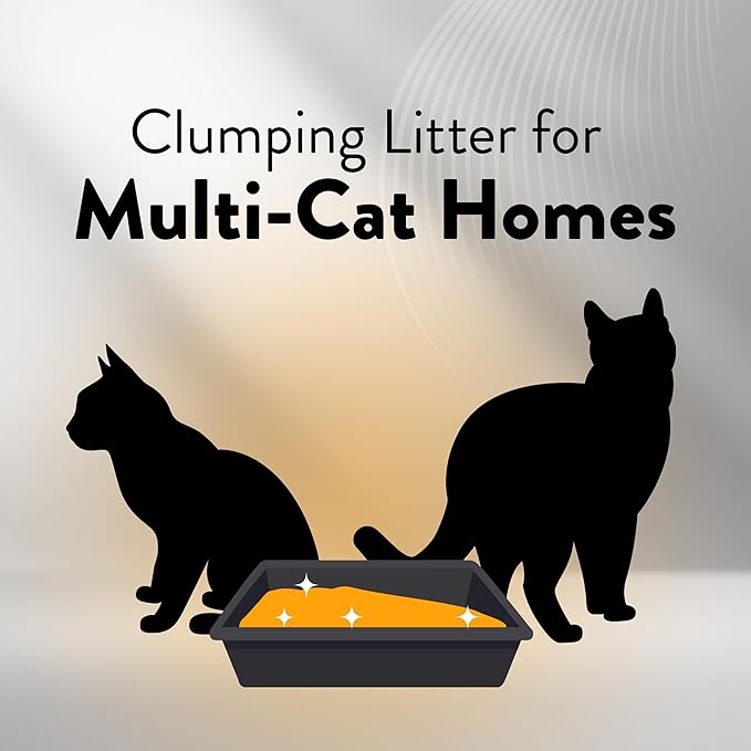 ARM & Hammer Hardball Lightweight Platinum Multi-Cat Clumping Cat Litter Odor Control, Easy No-Mess Scooping, Garden Bloom Scent, 14.5 Lbs.