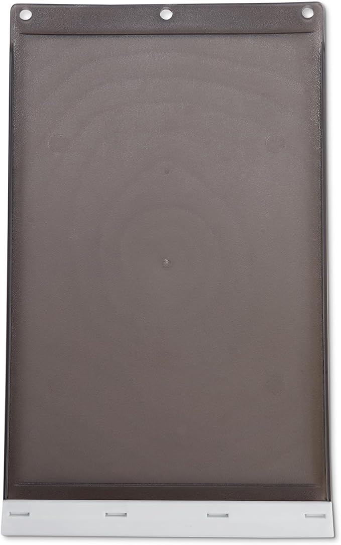 Amazon Basics Dog and Cat Door Replacement Flap, Medium, 7.4 x 12.2 Inches, White and Grey