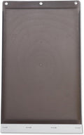 Amazon Basics Dog and Cat Door Replacement Flap, Medium, 7.4 x 12.2 Inches, White and Grey