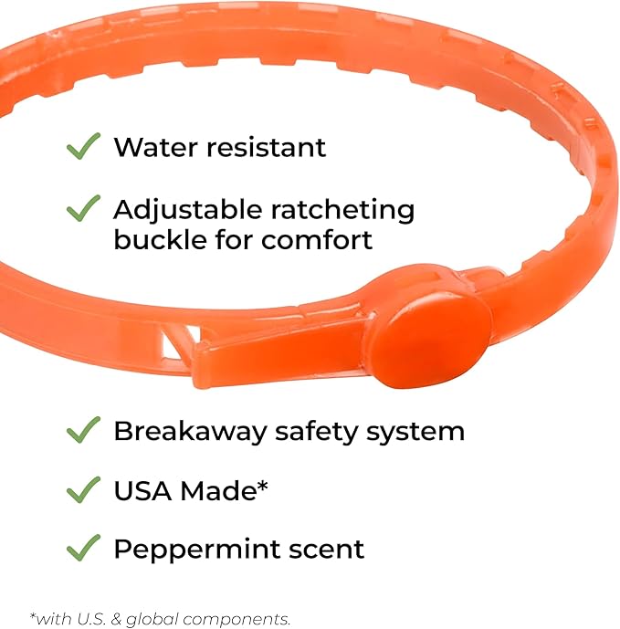 Wondercide Cat Collar - Flea, Tick, and Mosquito Repellent for Cats - with Natural Essential Oils - Pet and Family Safe - Up to 4 Months Protection