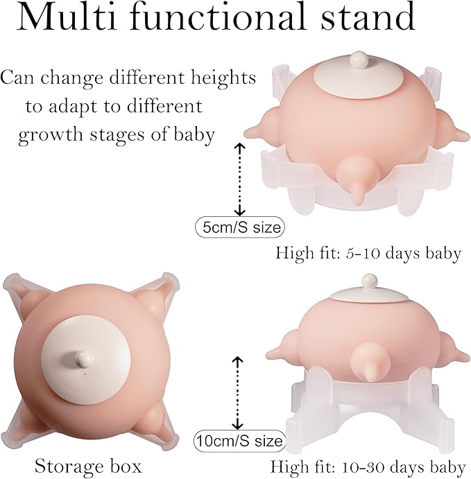 Puppy Milk Feeder Nursing Station feeders for Multiple Puppies Milk replacer Dongdong pet L Size(Medium Dog)