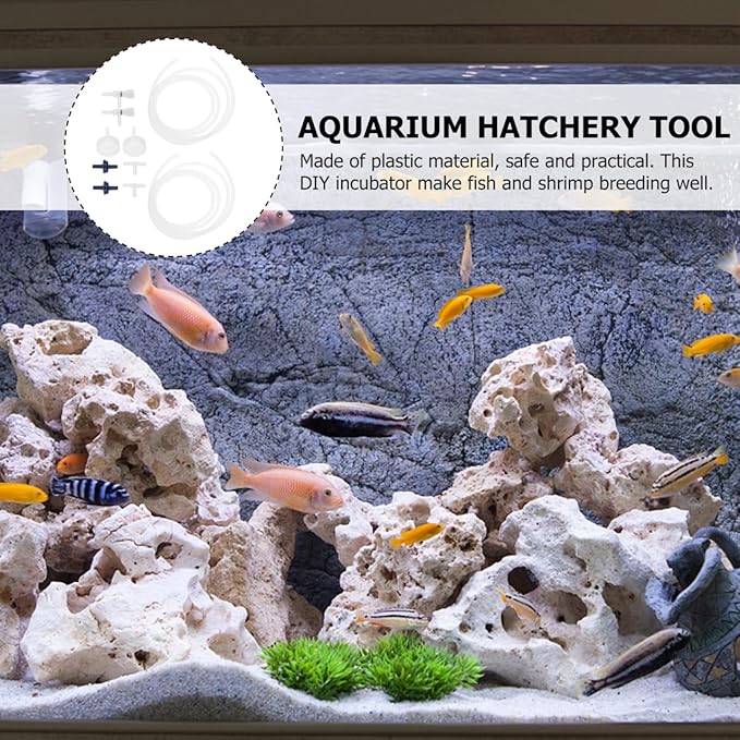 balacoo Shrimp Hatchery Kit 2 Sets DIY Artemia Hatching Aquarium Incubators with Soda Bottle Accessories for Fish Egg Breeding and Aquatic Pet Care
