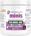Progility Mini Dog Calming Soft Chews for Small to Medium Dogs, Daily or Situational Support with Melatonin (60 Count)