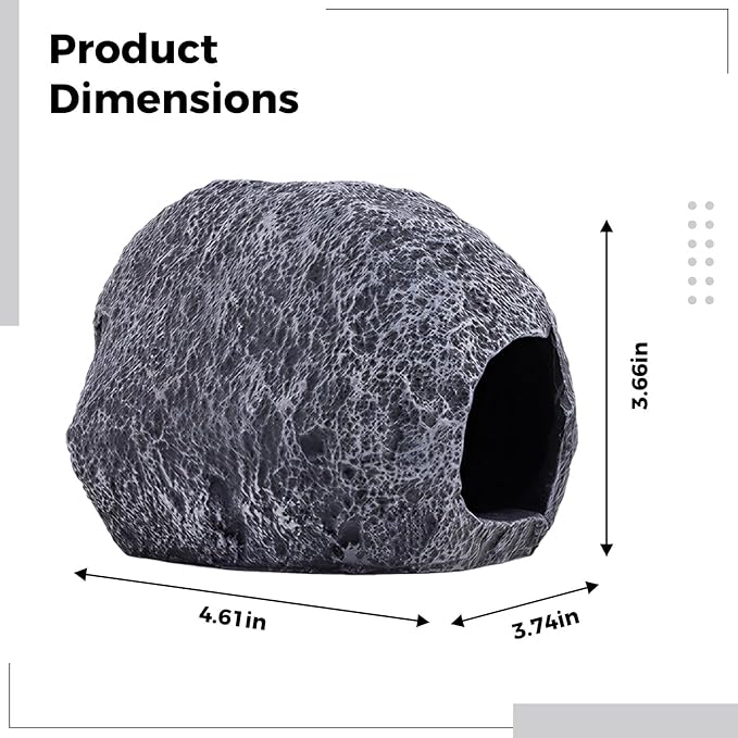 Breeding Tank for Parrot Cichlid Aquarium, Strong Attachment Fish Nest, Hiding Hole Ornament