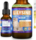 L-lysine Supplement for Cats, Immune Support for Cats, Support for Feline Respiratory, Sneezing, Runny Nose, Eye Function, Helps Strengthen Natural Defenses, Chicken Flavor (1PC)