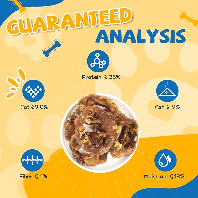 gazeupon Dog Treats, Chicken Wrapped Meat Ring, Made with Real Chicken and Beef, Healthy Dog Chews for Large Breed, Rawhide Free, w/Glucosamine Chondroitin