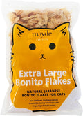 Mayde Bonito Flakes for Cats & Dogs - 100% Natural High-Protein Fish Treats for Cats & Dogs - Extra Large Dried Bonito Flakes - 4 oz Bag