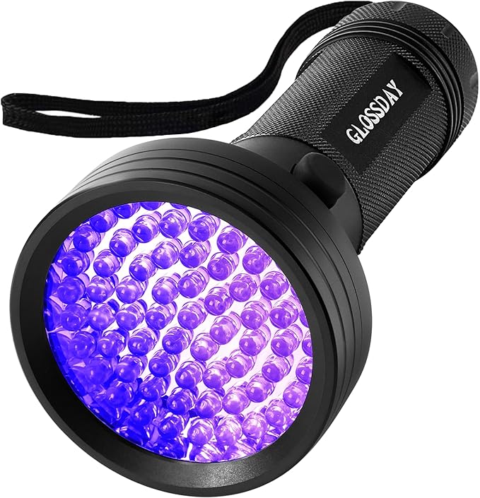 Blacklight Flashlight 68 LED UV Flash Light,Ultraviolet Flashlight Black Light Professional Pet Urine Detector for Dog/Cat Urine,Pet Stains,Hunting Scorpions