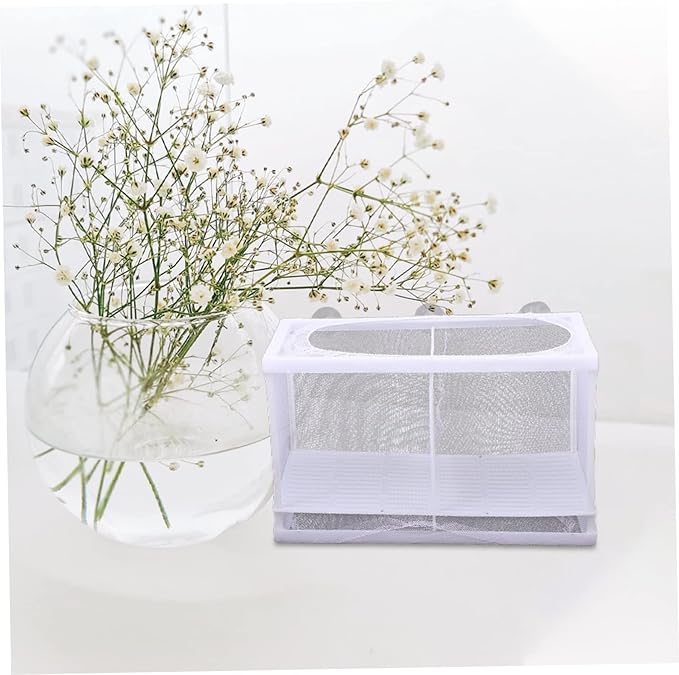 BESPORTBLE Aquarium Fish Breeding Box Isolation Net Incubator for Fish Tank High-Grade Material Increases Survival Rate Visible Mesh Design for Easy Observation