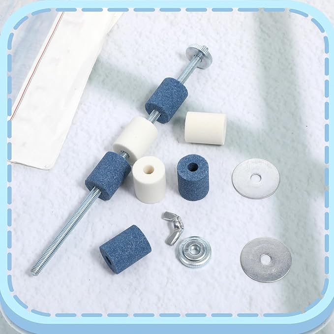 Parrot Perch Rough-Surfaced Bird Perch Stand Bird Cage Perches Stand Grinding Claw Sticks Birds Beak Grinding Stone Trimming Birds Perches for Cage Parrot Conure Budgie Toys Birdcage Accessories