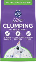 Ultra Clumping Micro Crystals Cat Litter - Dust Free, Soft on Paws, Fragrance Free - 5 Lbs.