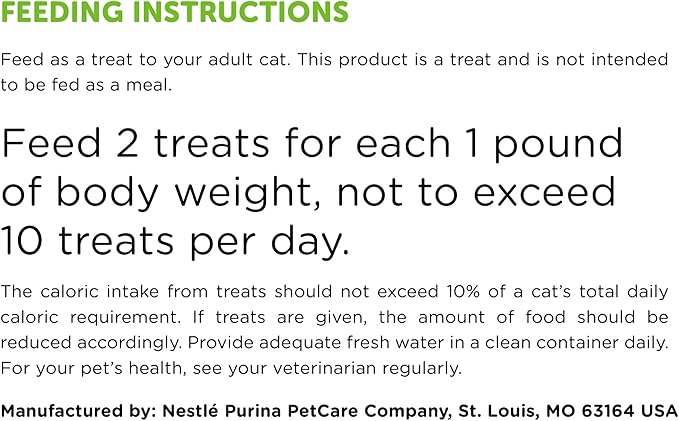 Purina Whisker Lickin's Cat Treats, Crunchy and Yummy Tuna Flavor - (Pack of 4) 10 oz. Pouches