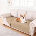 hyha Waterproof Dog Blanket, Reversible Pet Bed Blanket, Soft Sofa Couch Cover for Dogs Washable, Waterproof Pet Couch Covers for Sofa Puppy Cats Furniture Protector(40"x80", Camel/Camel)