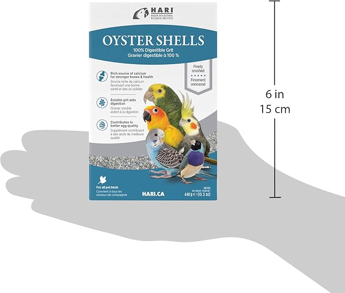 Hari Oyster Shells, 15.5 Ounces (Pack of 2)