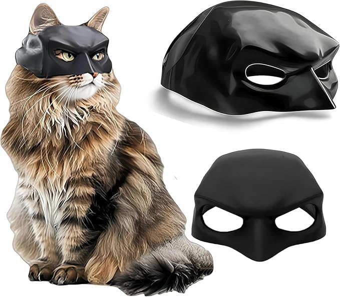Cat Bat Mask Halloween Costumes Accessories for Cats, Funny Kitty Costumes Accessorie Cosplay Apparel