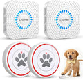ChunHee Dog Door Bell for Potty Training – Wireless Doggie Doorbell to Go Outside, 1.6in Touch Surface, Easy for Puppy & Adult Dogs, IP55 Waterproof, 500FT Range, 55 Ringtones, Adjustable Volume
