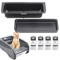 40 Litter Box Liners with a Permanent Waste Receptacle Compatible with Nature's Miracle Litter Box 2nd Version and Littermaid 3rd Edition, Litter Box with Cat Litter Liner (Machine NOT Included)