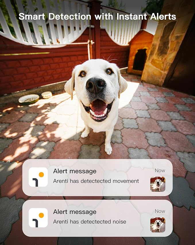 ARENTI 5G Indoor Security Camera 2 Pack, 4MP Pet Camera with Speaker for Dog/Cat, Baby Monitor with Phone App, Dual-Band WiFi, Auto Tracking, Super Night Vision, 64G Local Storaget (P2Q 64G 2PC)