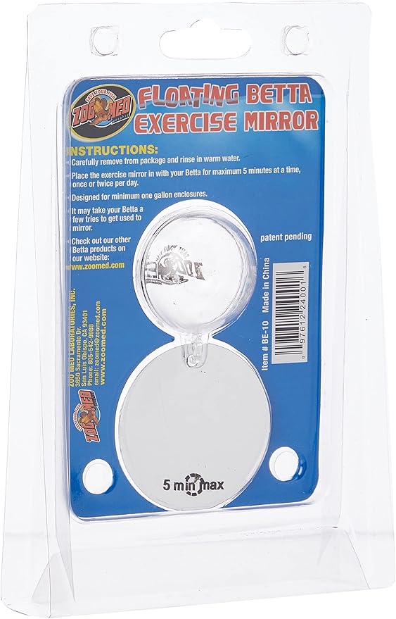Zoo Med Floating Betta Exercise Mirror White 2 oz.