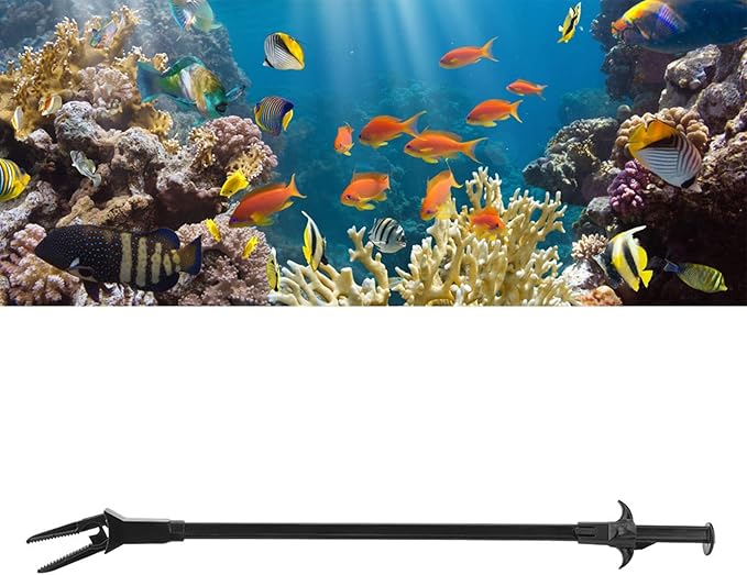 Aquarium Tweezer, Plastic Aquarium Tongs Feeding Tongs Fish Tank Cleaning Tool Fish Tank Plastic Tweezer Long Tweezers