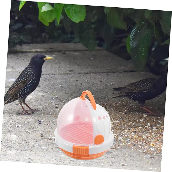 Portable Bird Carrier Travel Cage Handle Pet Carrier for Parrots and Birds Breathable and Design for Travel Hiking and Camping