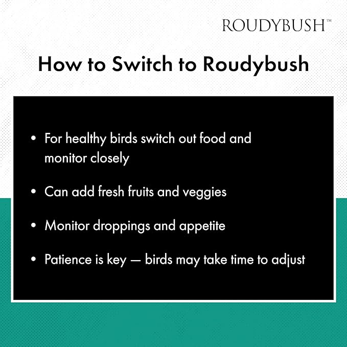 RoudyBush Daily Maintenance Bird Food, Mini, 10-Pound