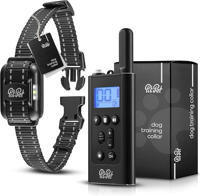 Dog Training Collar with Remote Waterproof Dog Shock Collar for Small, Medium, and Large Dogs Dog Training and Behavior aid with Beep Mode, 20 Vibrations Modes, 20 Shock Modes