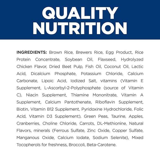 Hill's Prescription Diet Derm Complete Skin & Food Sensitivities Dry Dog Food, Rice & Egg Recipe, Veterinary Diet, 24 lb. Bag