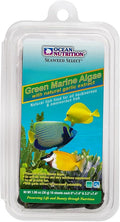 Ocean Nutrition Seaweed Select Green Marine Algae - Nutritious Fish Food for Herbivorous Marine Fish, Live Fish & Invertebrates - Natural Seaweed Sheets with Garlic Extract - 10 Sheets, 1 oz (30g)