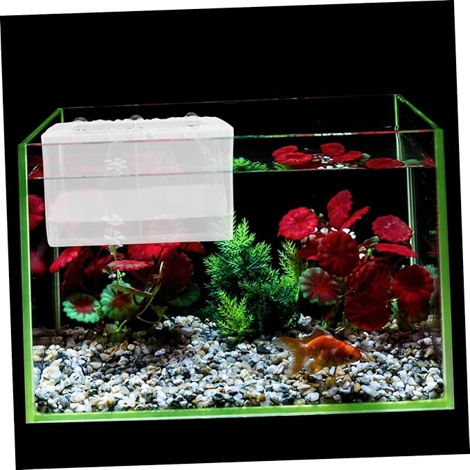 Fish Isolation Box Fish Breeding Tank Fine Mesh Design for Hatching and Spawning Aquariums