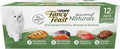 Purina Fancy Feast Grain Free Wet Cat Food Pate Variety Pack Gourmet Naturals–Beef, Chicken, Salmon, Trout and Tuna - (2 Packs of 12) 3 oz. Cans