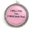 Pet Collar Quote Pendants