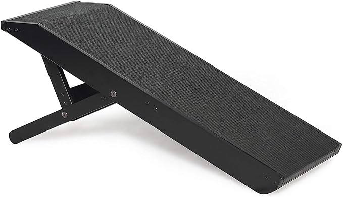 Dog Ramp for Couch, by DoggoRamps – Furniture Quality Solid Hardwood Ramp for Dogs to Get on Couch with Platform Top & Non-Slip Grip – Dog Couch Ramp for Small & Medium Dogs – 100% Made in N America
