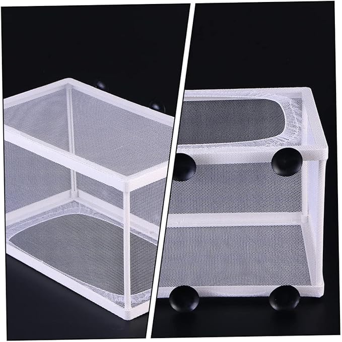 BESPORTBLE 3pcs Fish Tank Isolation Box Net Breeder Box Suction Cup Fish Breeding Divider