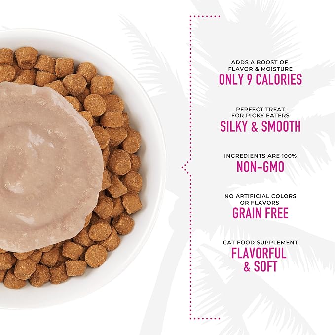 Tiki Cat Stix Mousse Treats,Single Serve Indulgent Lickable Treat or Dry Food Topper,with Chicken in Creamy Gravy,0.5 oz. Servings,(Pack of 40)