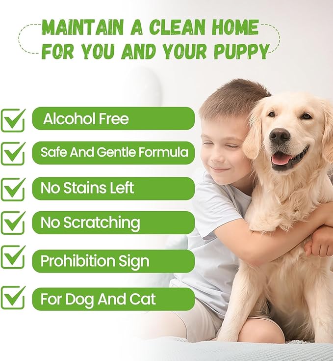 No Chew Spray for Dogs, Bitter Apple Spray for Dogs Cats Anti Chewing Licking from Furniture, Bandages, Dog Training & Behavior Aids Spray, Indoor & Outdoor Use, 200ML 1Pack