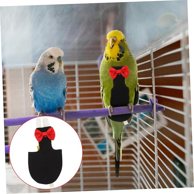 Bird Diaper Clothes Parrot Washable Nappies Overnight Diapers for Pet Birds Lightweight and Easy to Suit