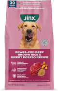 Jinx Premium Dry Dog Food, for All Lifestages - Real Beef, Brown Rice & Sweet Potato Kibble with Superfoods for Immune Support & Probiotics for Digestive Support - No Fillers - 30lb