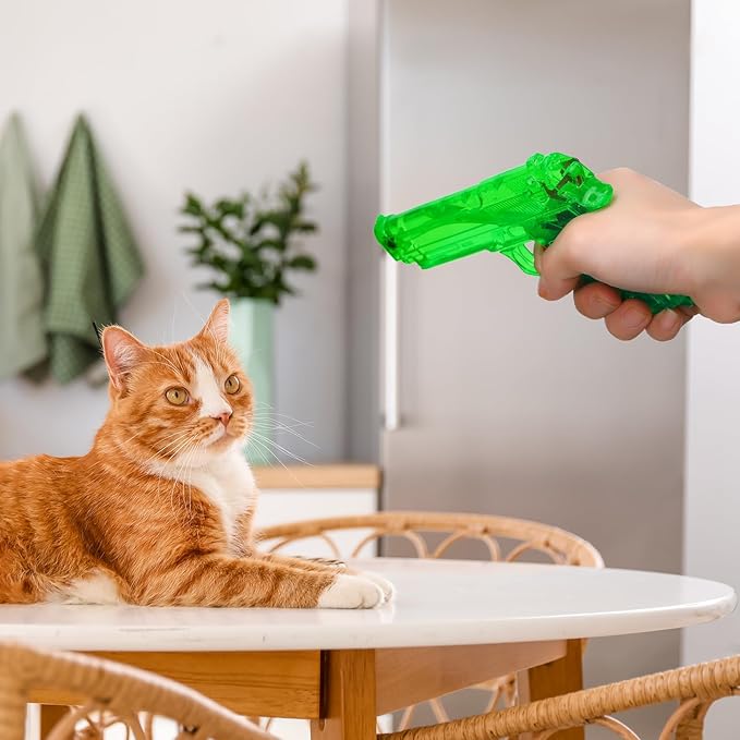 Geelin 4 Pack Squirt Spray for Cats Dogs Training Squirt Gun for Cats Deterrent Water Spray Pistols for Dogs Pets Training