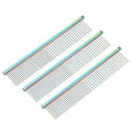 Dog Cat Comb, Pet Combs Stainless Steel Teeth with Rounded Ends for Knots Mats Loose Hair Removal, 6.5IN (Colorful Plated, 3 Pack), Grooming Tool Intended for Long Curly Hair Pet
